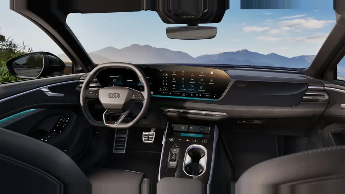 Audi A6 TDI 150kW (204CV) S Tronic Black Line de renting en Valencia — Delantera