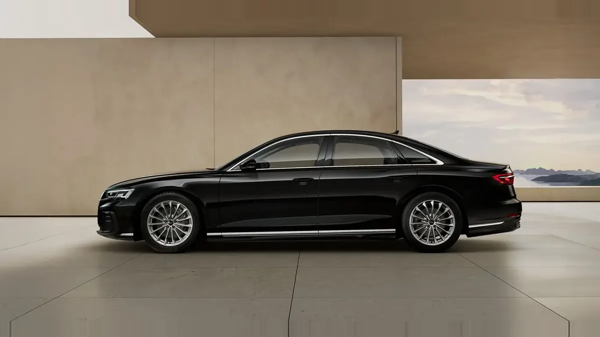 Audi A8 50 TDI 210kW (286CV) Quattro Tiptronic de renting en Valencia — Lateral