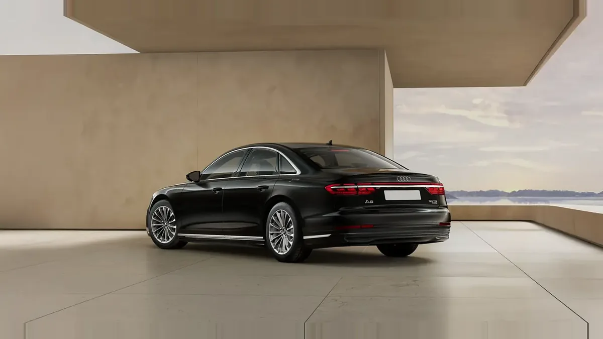 Audi A8 50 TDI 210kW (286CV) Quattro Tiptronic de renting en Valencia — Trasera