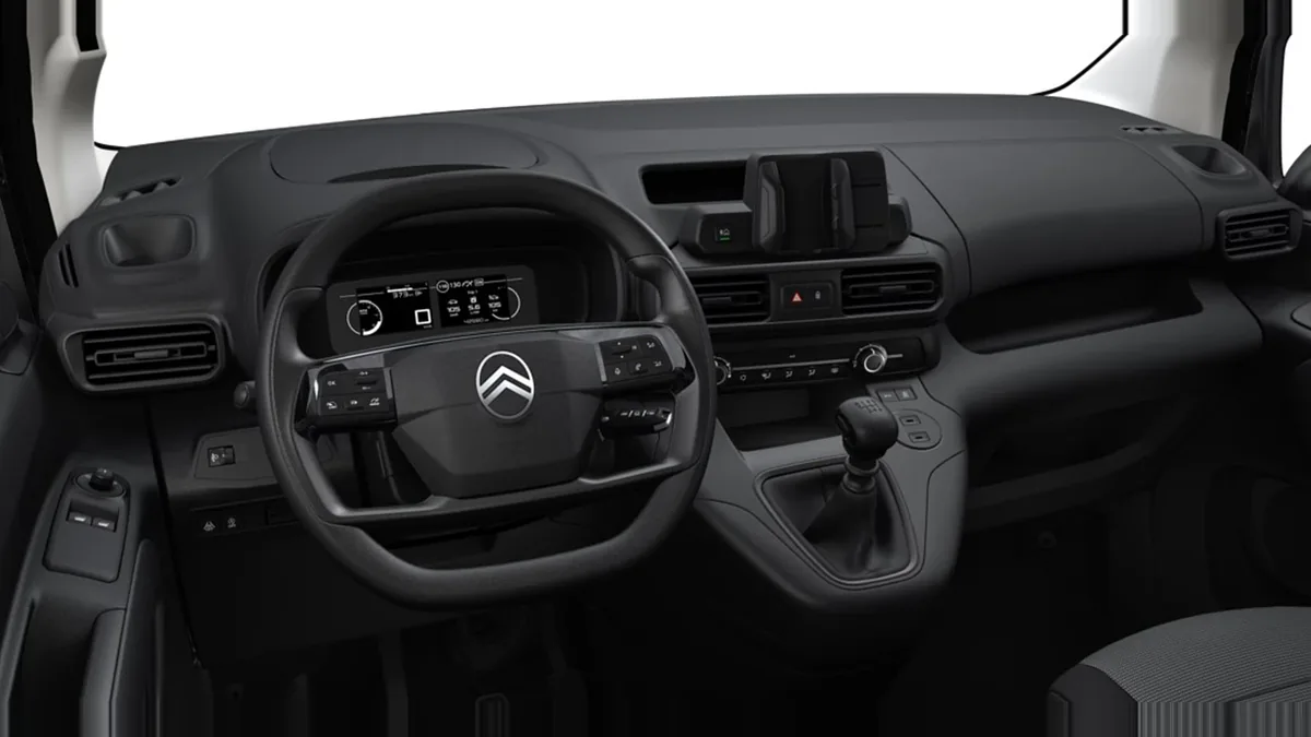 Citroën Berlingo Talla M BlueHDI 100cv van de renting en Valencia — Interior