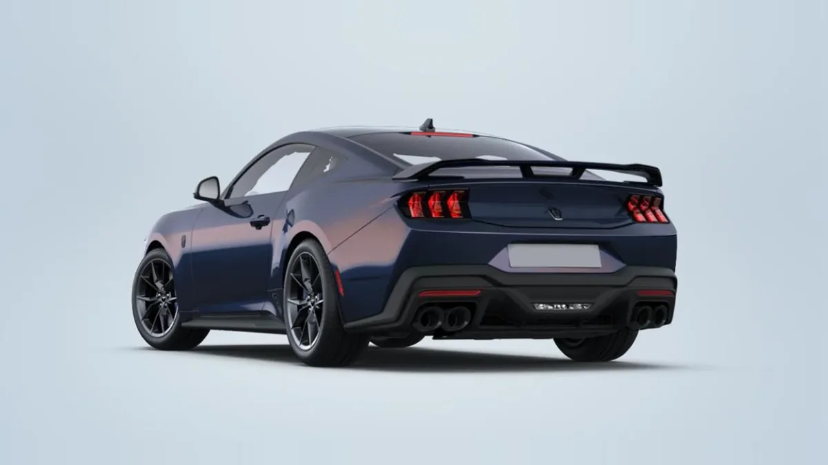 Ford Mustang 5.0 Ti-VCT V8 Mustang Dark House AT de renting en Valencia — Trasera
