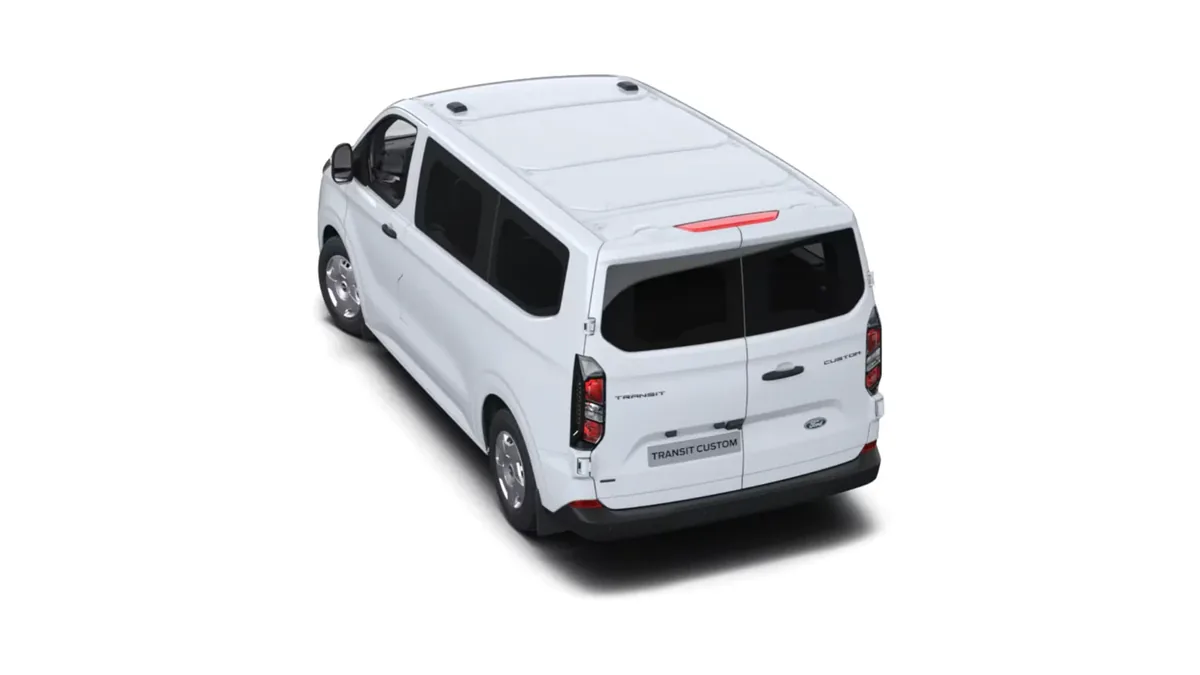 Ford TRANSIT Kombi 2.5 Duratec PHEV 171 340 L1 Trend de renting en Valencia — Trasera