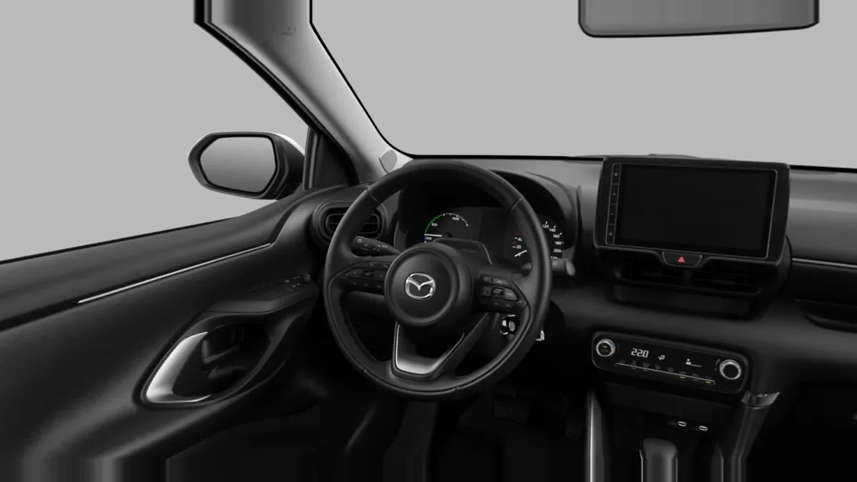 Mazda 2 Hybrid 1.5 85kW 116CV CVT Centre-Line GRY de renting en Valencia — Delantera