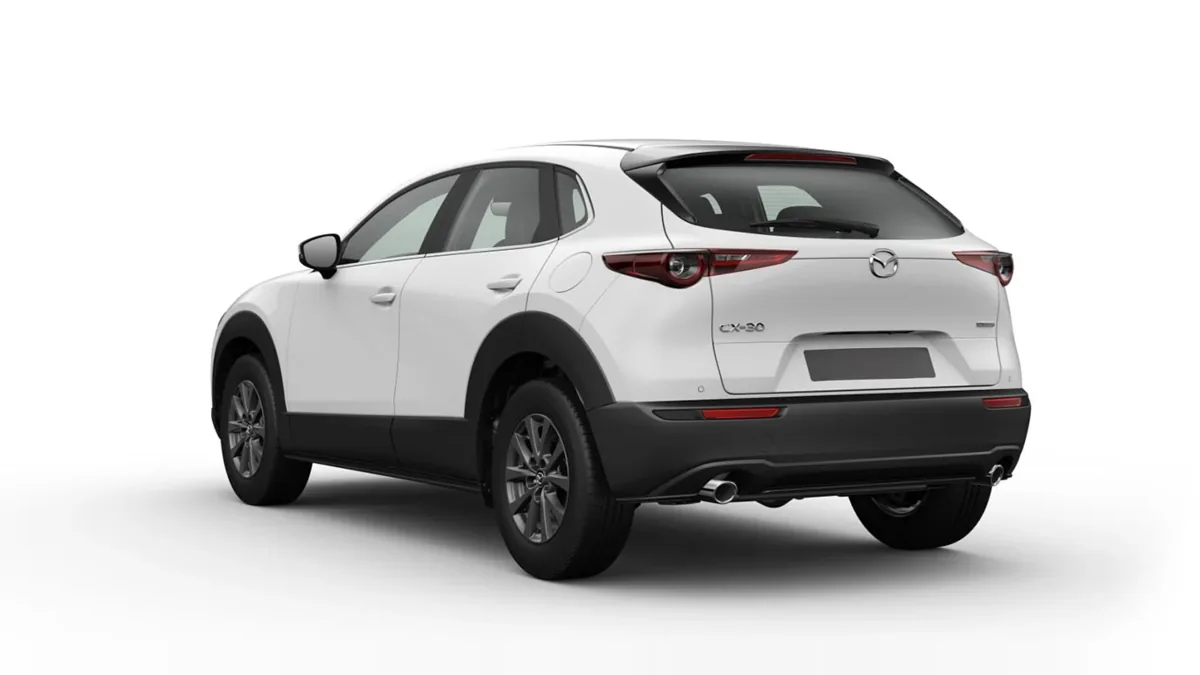 Mazda CX 30 2.5L e-SkyAct G MHEV 103kW Prime-Line de renting en Valencia — Trasera