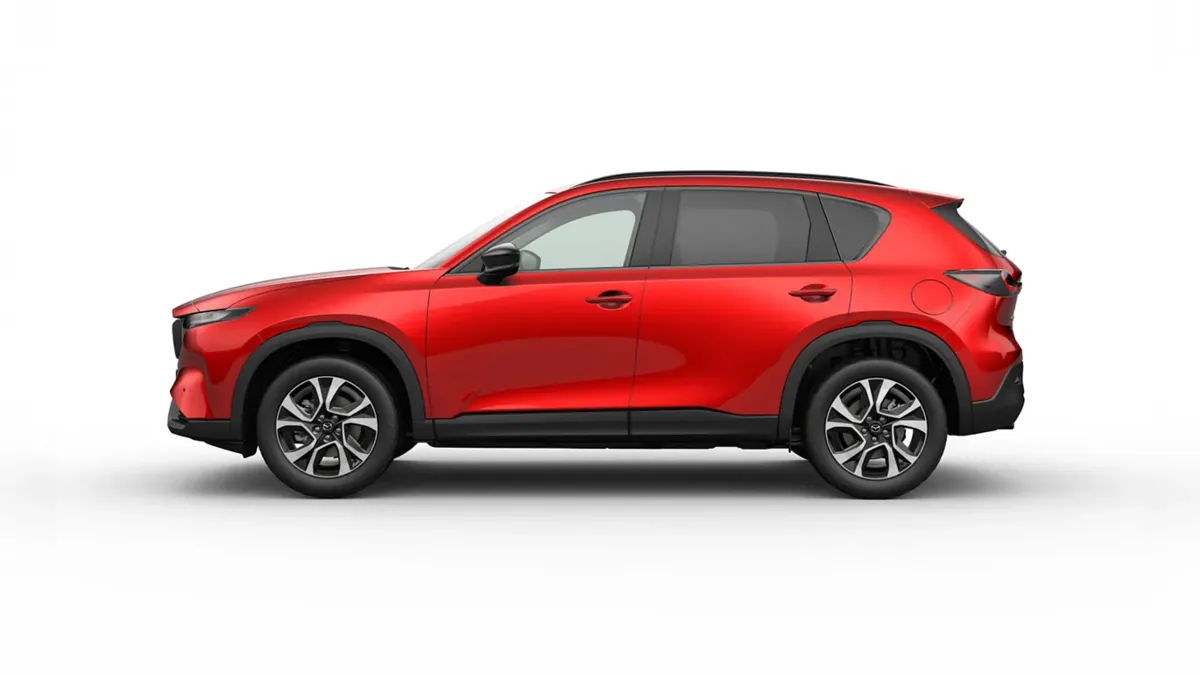 Mazda CX-5 2.5 e-Skyactiv-G MHEV 141cv Centre-Line FWD de renting en Valencia — Lateral