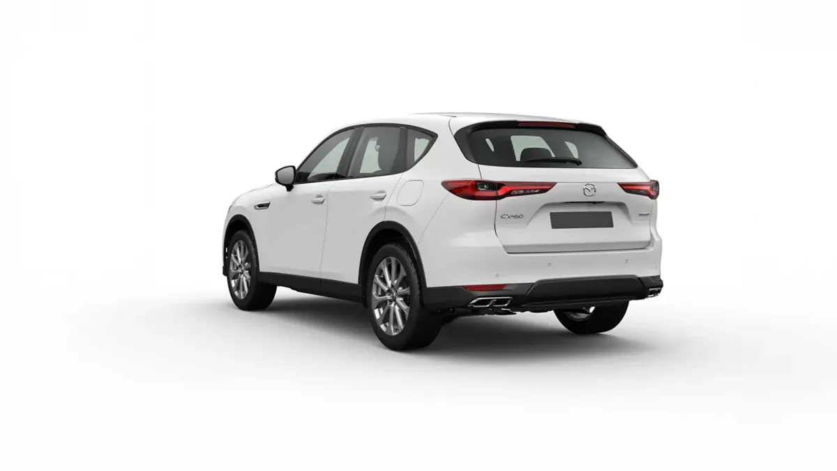 Mazda CX-60 e-Skyactiv D MHEV 147kW RWD 8AT Exclus.-Line de renting en Valencia — Trasera