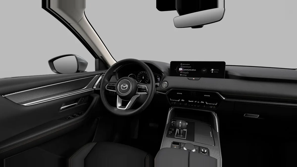 Mazda CX-60 e-Skyactiv D MHEV 147kW RWD 8AT Exclus.-Line de renting en Valencia — Delantera