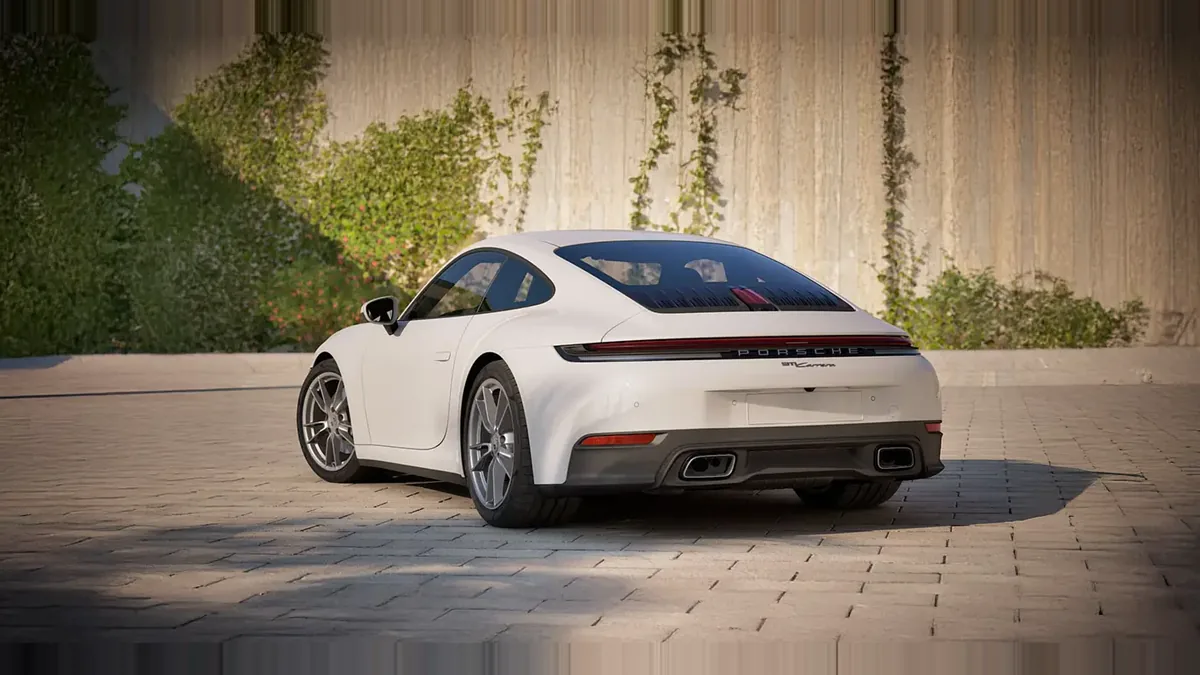 Porsche 911 Carrera de renting en Valencia — Trasera