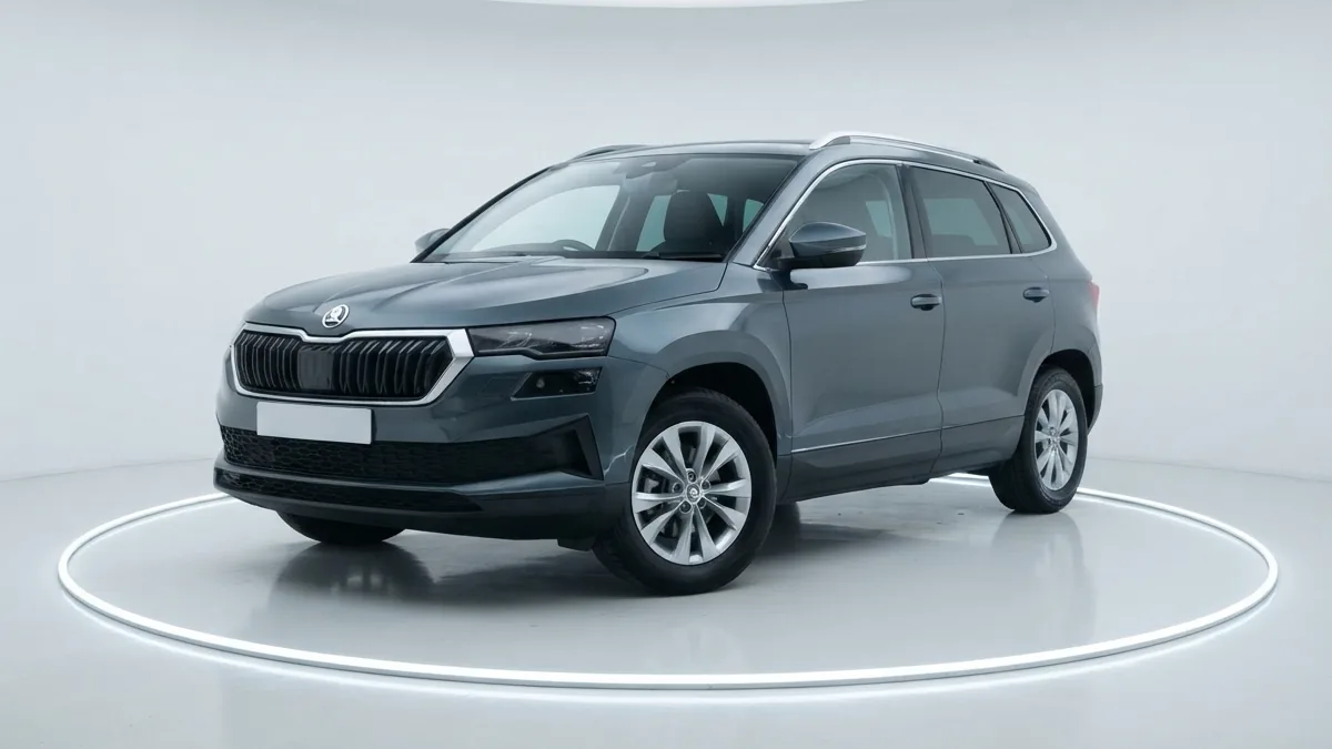Škoda Karoq Selection 2.0 TDI 150cv 4x4 DSG de renting en Valencia — Lateral